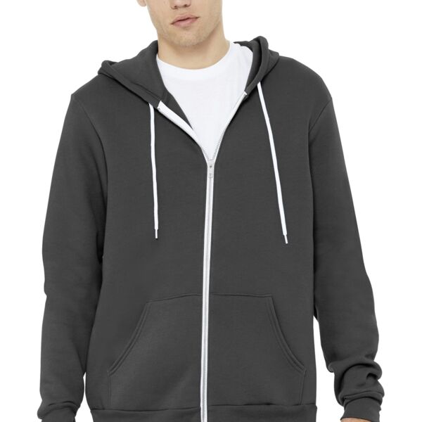Unisex Sponge Fleece Full Zip Hoodie - AF Thumbnail
